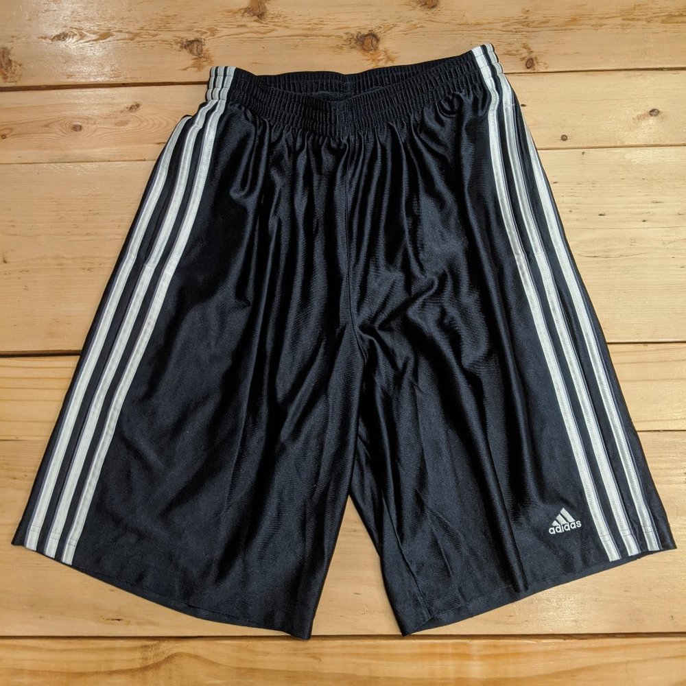 Adidas Basketball Shorts - Dark Blue/Black -SizeM
